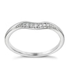 Thumbnail Image 0 of 18ct White Gold Diamond Set Shaped Ring