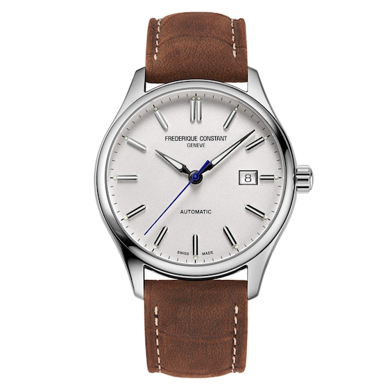 Frederique Constant Classics Men’s Brown Leather Strap Watch