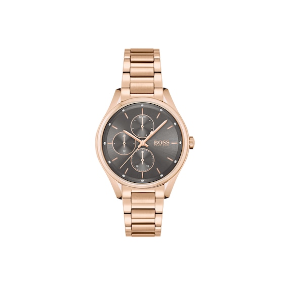 BOSS Grand Course Ladies’ Rose Gold Tone Bracelet Watch