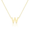 Thumbnail Image 0 of 9ct Yellow Gold 'W' Initial Pendant