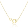Thumbnail Image 1 of 9ct Yellow Gold 'W' Initial Pendant