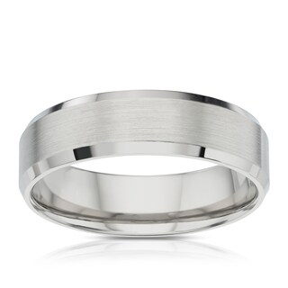 Titanium Men's Polished Ring Ernest Jones