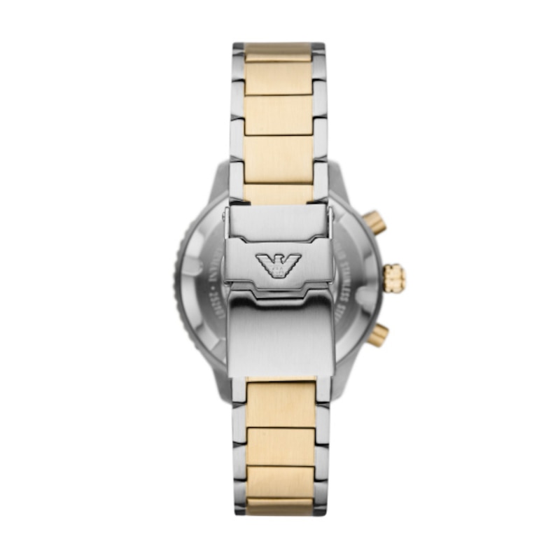 Emporio Armani Chronograph Men's Two-Tone Steel Watch