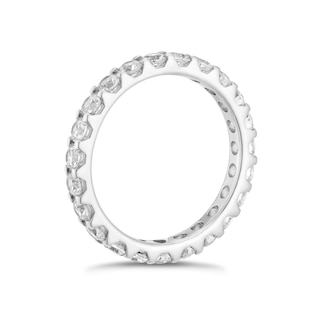 18ct White Gold 1.25ct Diamond Full Eternity Ring Ernest Jones