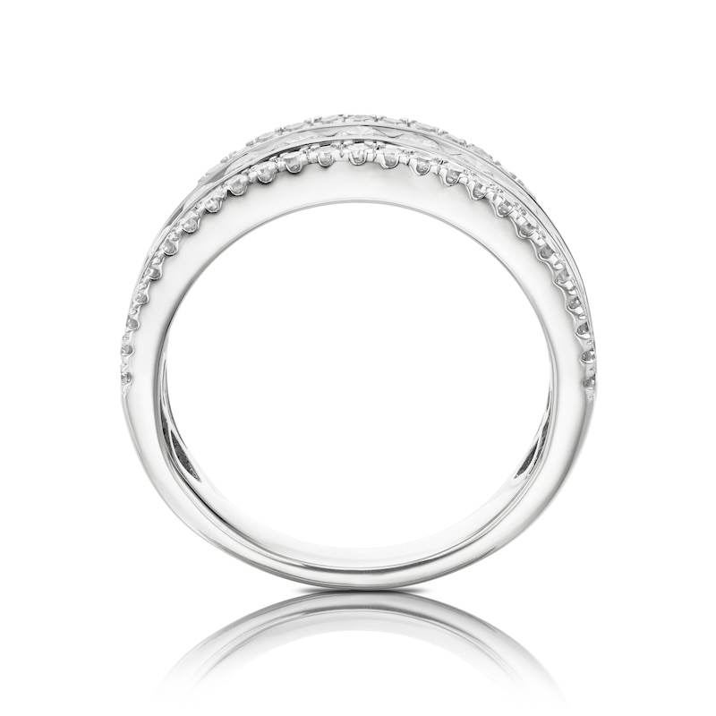 18ct White Gold 1ct Diamond Channel Eternity Band