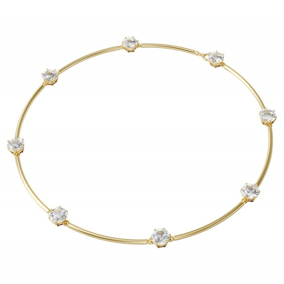 Swarovski Constella Gold-Plated Crystal Star Necklace
