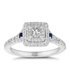 Thumbnail Image 0 of Vera Wang 18ct White Gold Sapphire & 0.70ct Diamond Ring