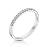 Thumbnail Image 1 of Platinum 0.15ct Diamond Claw Set Eternity Ring