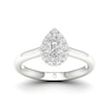 Thumbnail Image 0 of The Diamond Story Platinum 0.50ct  Diamond Pear Ring