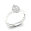 Thumbnail Image 1 of The Diamond Story Platinum 0.50ct  Diamond Pear Ring