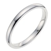 Thumbnail Image 0 of 14ct White Gold Extra Heavyweight D Shape Wedding Ring 2mm