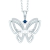 Thumbnail Image 0 of Vera Wang Diamond and Sapphire Butterfly Pendant