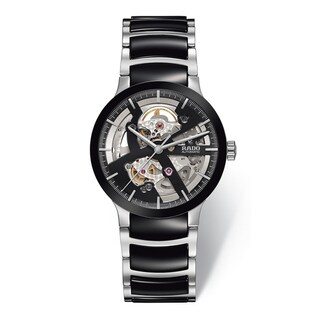 Rado Centrix Men's Skeleton TwoTone Bracelet Watch Ernest Jones