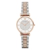 Thumbnail Image 0 of Emporio Armani Ladies' Crystal Dial Rose Gold Two Tone Bracelet Watch