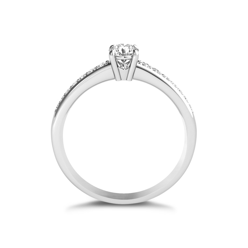 The Diamond Story Platinum 0.66ct Diamond Ring