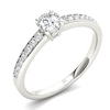Thumbnail Image 2 of The Diamond Story Platinum 0.66ct Diamond Ring