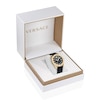 Thumbnail Image 3 of Versace Greca Dome Men's Black Leather Strap Watch