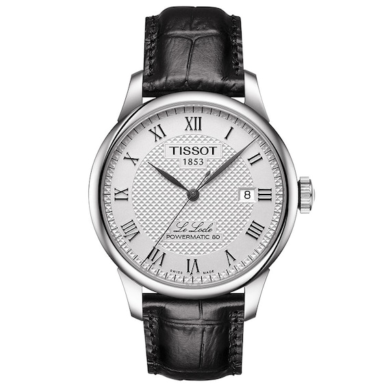Tissot Le Locle Men’s Stainless Steel & Leather Strap Watch