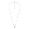 Thumbnail Image 1 of Michael Kors 14ct Rose Gold Plated Cubic Zirconia Necklace