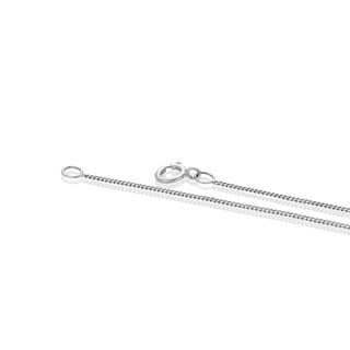 9ct White Gold Blue Topaz Diamond Drop Pendant Ernest Jones