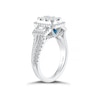 Thumbnail Image 1 of Vera Wang Platinum 0.95ct Total Diamond Cluster Ring