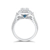 Thumbnail Image 2 of Vera Wang Platinum 0.95ct Total Diamond Cluster Ring