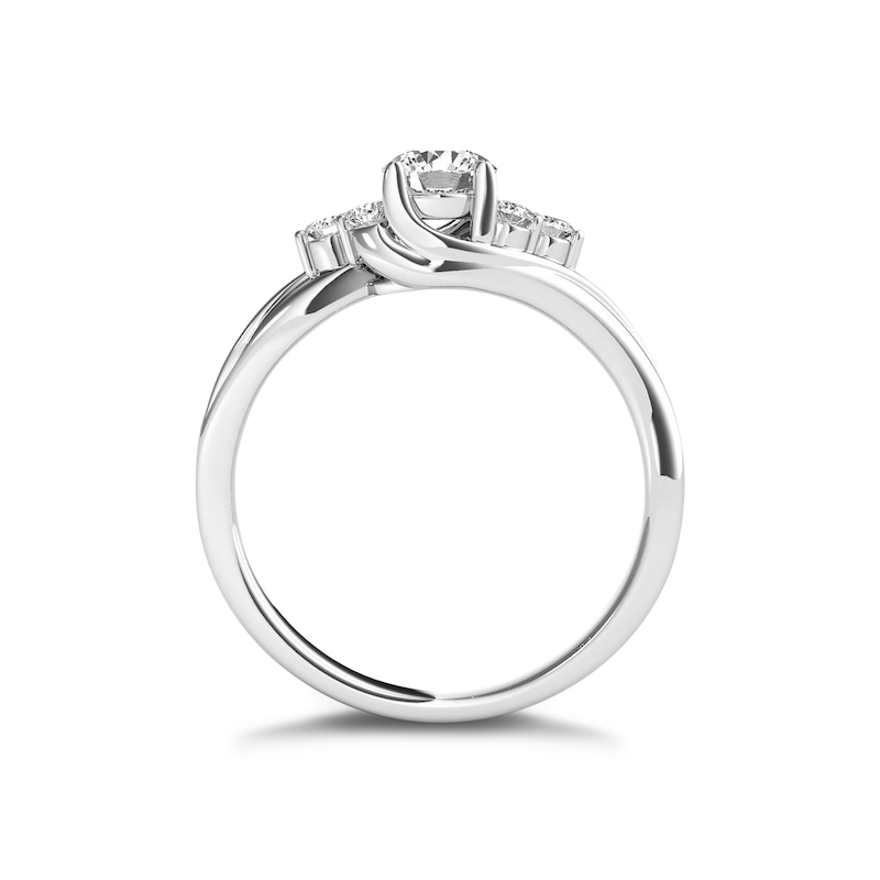 The Diamond Story Platinum 0.50ct Diamond Ring