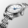 Thumbnail Image 2 of Longines Record Ladies' Stainless Steel Bracelet Watch