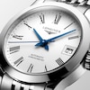 Thumbnail Image 4 of Longines Record Ladies' Stainless Steel Bracelet Watch
