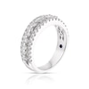 Thumbnail Image 1 of Vera Wang Platinum 0.95ct Total Diamond 3 Row Eternity Ring
