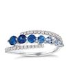 Thumbnail Image 0 of Le Vian 14ct White Gold Sapphire & 0.23ct Diamond Ring