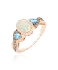 Thumbnail Image 0 of Le Vian 14ct Rose Gold Opal & Topaz 0.23ct Diamond Ring