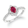 Thumbnail Image 0 of Le Vian 14ct White Gold Ruby 0.37ct Diamond Ring