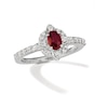 Thumbnail Image 4 of Le Vian 14ct White Gold Ruby 0.37ct Diamond Ring