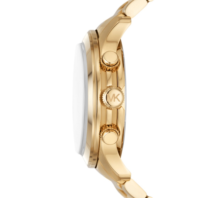 Michael Kors Runway Men's Yellow Gold-Tone Bracelet Watch
