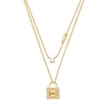 Thumbnail Image 0 of Michael Kors Gold-Tone Cubic Zirconia Padlock Necklace