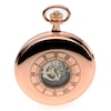 Thumbnail Image 0 of Jean Pierre Men's Rose Gold Plated Skeleton Pocket Watch