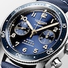 Thumbnail Image 3 of Longines Spirit Flyback Blue Fabric Strap Watch