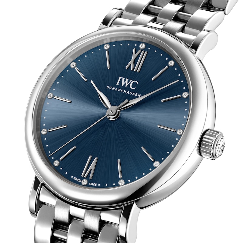 IWC Portofino Ladies' Diamond blue Dial Bracelet Watch
