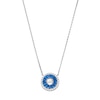 Thumbnail Image 0 of Michael Kors Brilliance Silver Blue CZ Circle Pendant