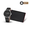 Thumbnail Image 0 of BOSS Tyler Black Leather Strap Watch & Black Leather Wallet