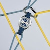 Thumbnail Image 4 of Certina DS-2 Chronograph Automatic Men's Blue Leather Strap Watch