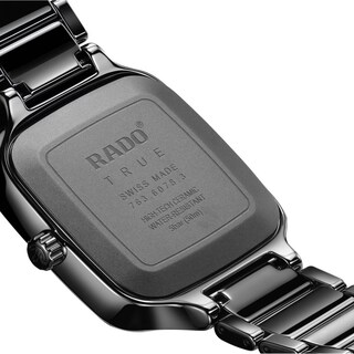Rado True Square Automatic Black Ceramic Bracelet Watch Ernest Jones