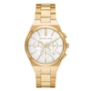 Thumbnail Image 0 of Michael Kors Lennox Men's White Dial & Gold-Tone Stainless Steel Watch