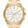 Thumbnail Image 3 of Michael Kors Lennox Men's White Dial & Gold-Tone Stainless Steel Watch