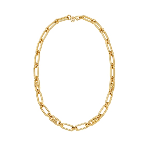 Michael Kors Empire Link 14ct Gold Plate Chain Necklace
