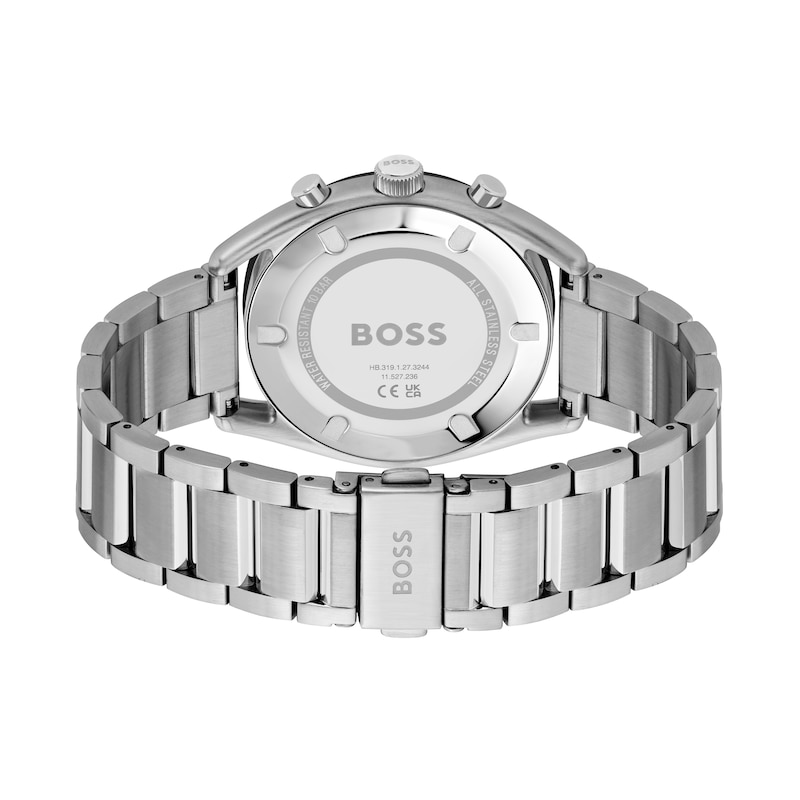 BOSS Top Men's Chronograph Blue Dial & Stainless Steel Watch