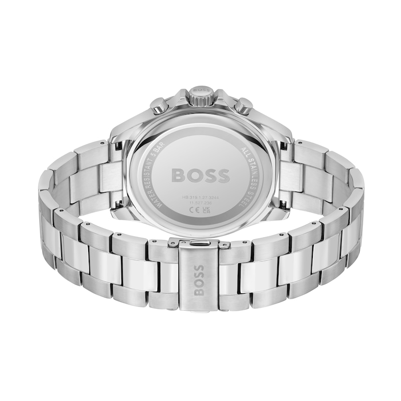 BOSS Troper Men’s Chronograph Black Dial & Stainless Steel Bracelet Watch