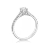 Thumbnail Image 2 of 18ct White Gold 0.50ct Diamond Four Claw Solitaire Ring