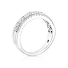 Thumbnail Image 2 of Vera Wang Platinum 0.95ct Diamond Oval Eternity Ring
